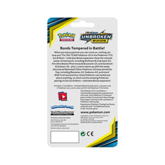 Sun & Moon: Unbroken Bonds - Single Pack Blister (Pikachu) | Jack's On Queen
