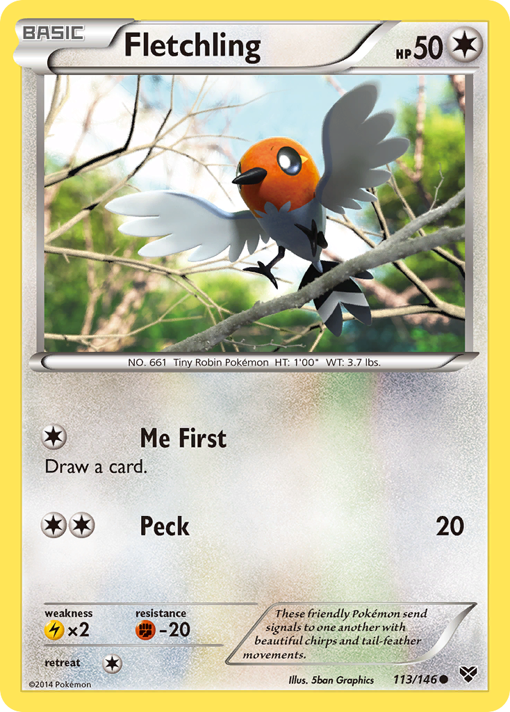 Fletchling (113/146) [XY: Base Set] | Jack's On Queen