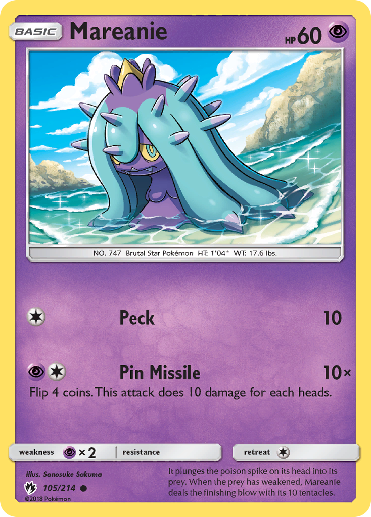 Mareanie (105/214) [Sun & Moon: Lost Thunder] | Jack's On Queen