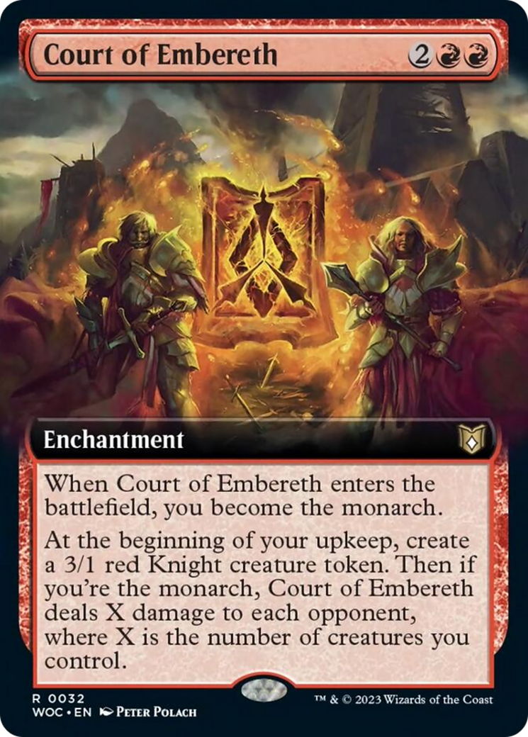 Court of Embereth (Extended Art) [Wilds of Eldraine Commander] | Jack's On Queen