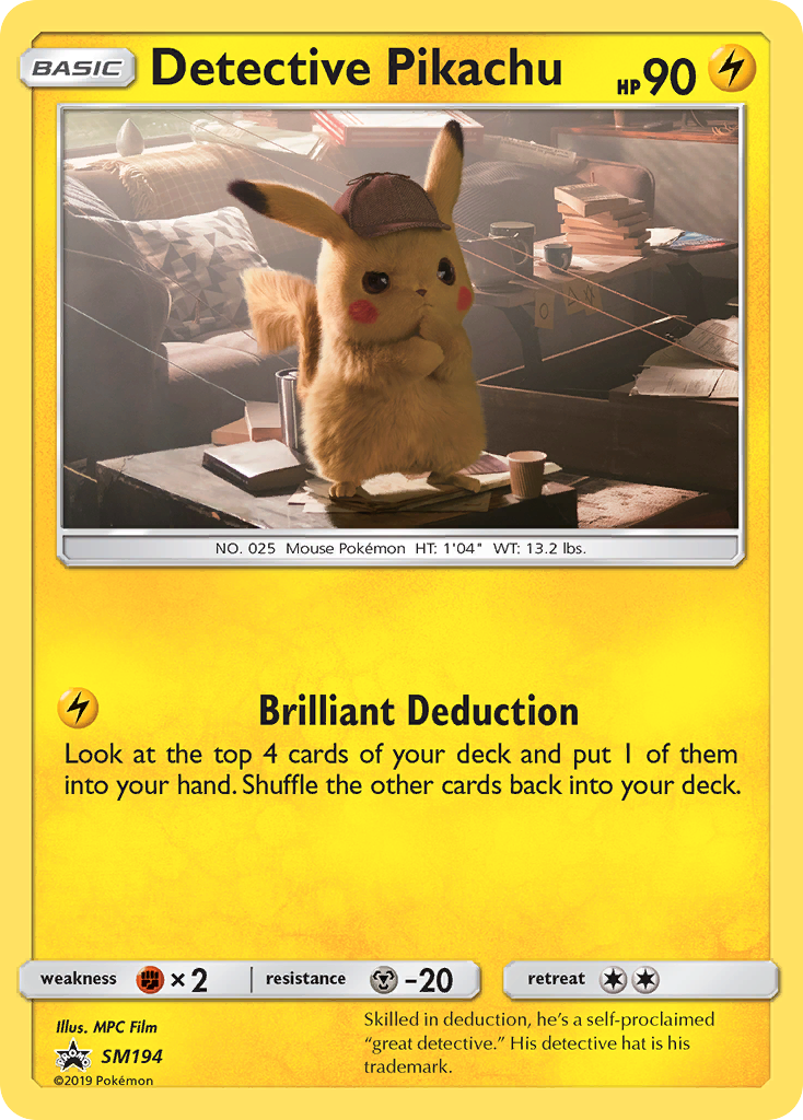 Detective Pikachu (SM194) [Sun & Moon: Black Star Promos] | Jack's On Queen