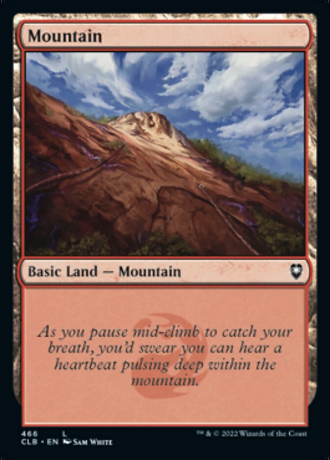 Mountain (466) [Commander Legends: Battle for Baldur's Gate] | Jack's On Queen