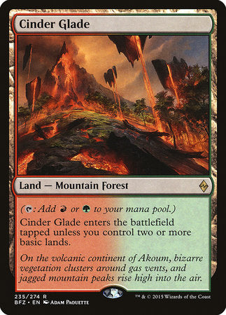 Cinder Glade [Battle for Zendikar] | Jack's On Queen