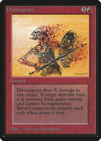 Disintegrate [Limited Edition Beta] | Jack's On Queen