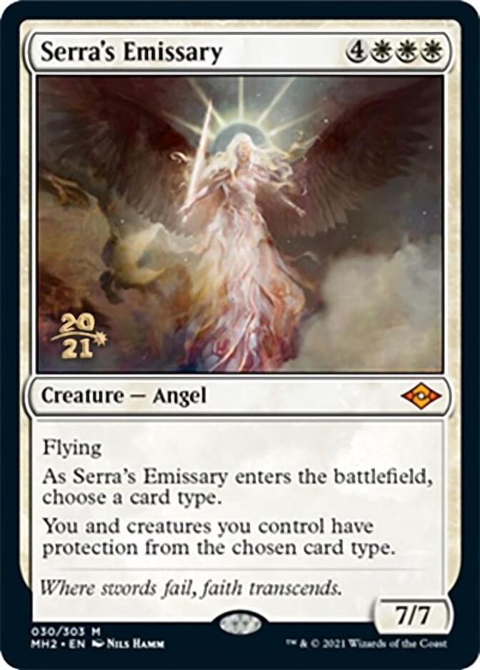 Serra's Emissary [Modern Horizons 2 Prerelease Promos] | Jack's On Queen