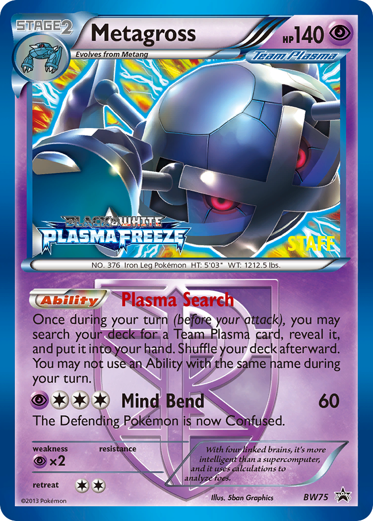 Metagross (BW75) [Black & White: Black Star Promos] | Jack's On Queen