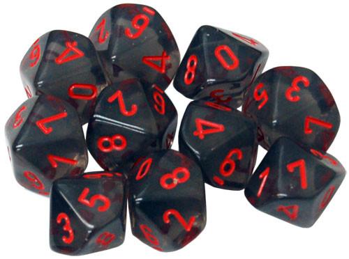 Chessex: Translucent D10 Dice Set | Jack's On Queen