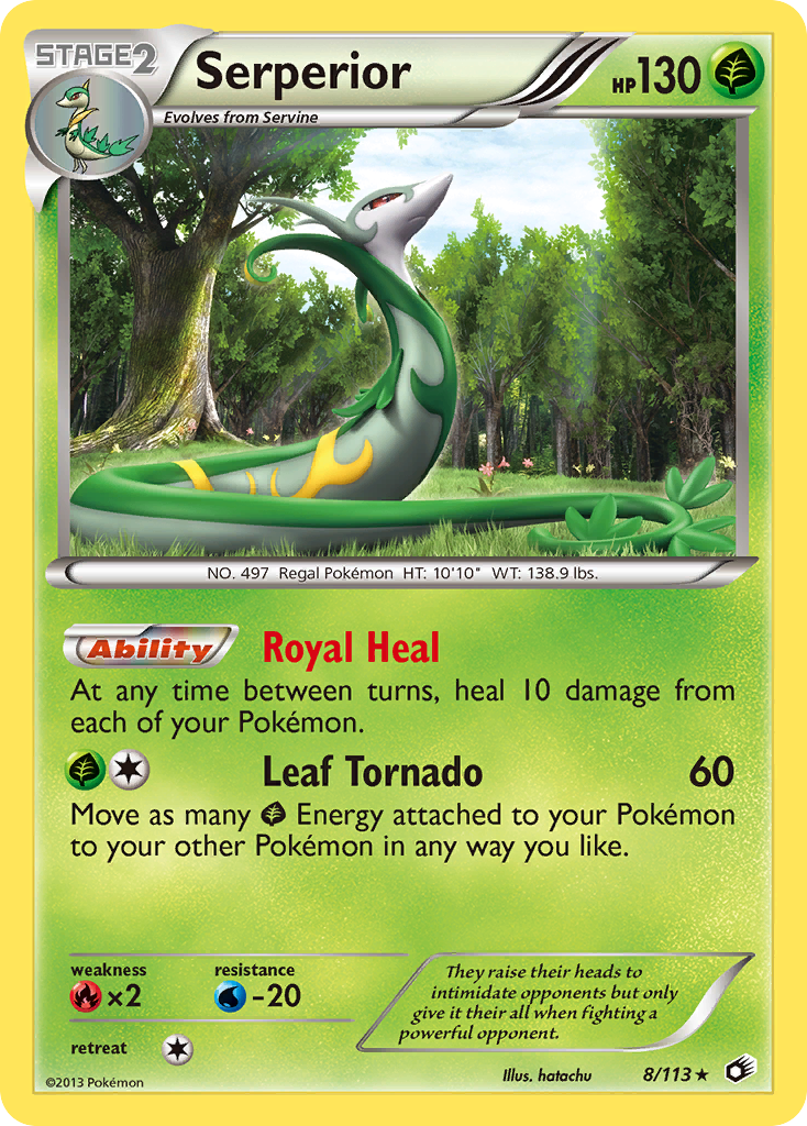 Serperior (8/113) [Black & White: Legendary Treasures] | Jack's On Queen