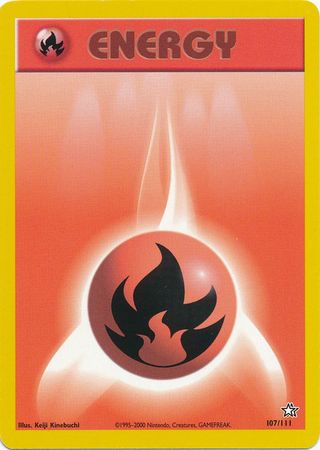 Fire Energy (107/111) [Neo Genesis Unlimited] | Jack's On Queen