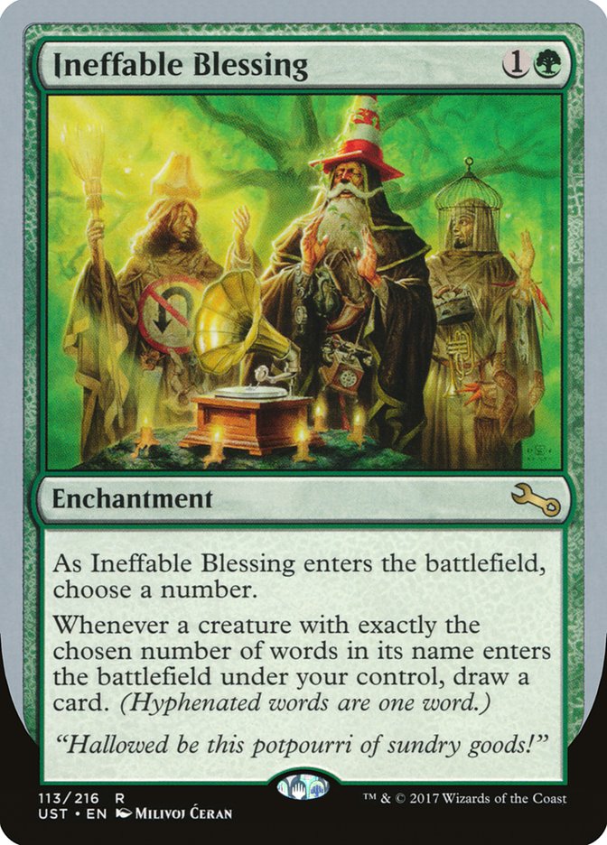 Ineffable Blessing ("choose a number") [Unstable] | Jack's On Queen