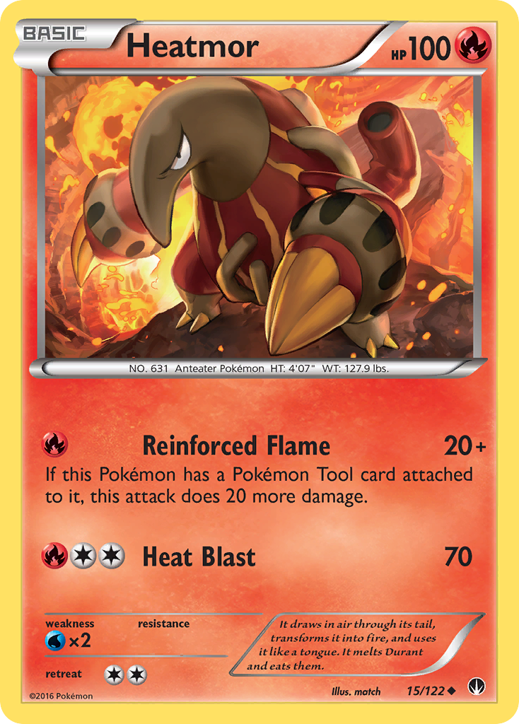 Heatmor (15/122) [XY: BREAKpoint] | Jack's On Queen