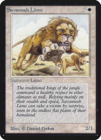 Savannah Lions [Limited Edition Alpha] | Jack's On Queen