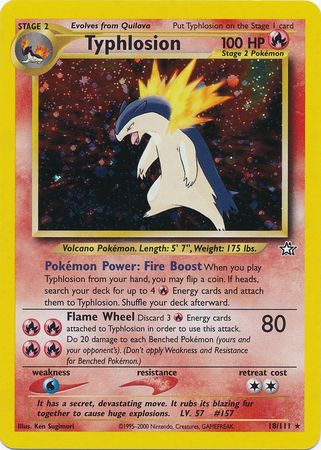 Typhlosion (18/111) [Neo Genesis Unlimited] | Jack's On Queen