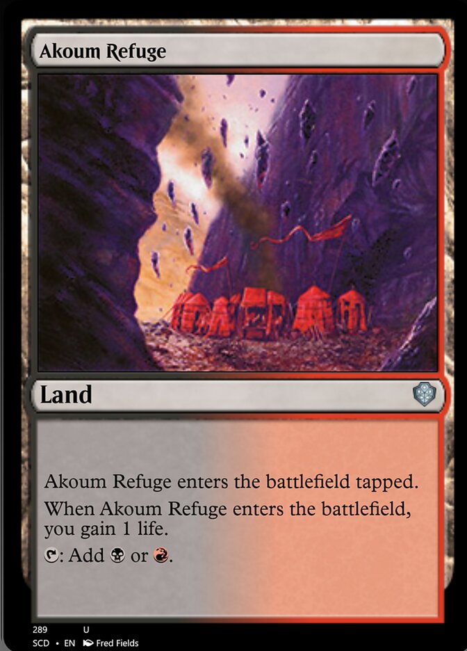 Akoum Refuge [Starter Commander Decks] | Jack's On Queen