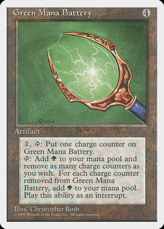 Green Mana Battery [Fourth Edition] | Jack's On Queen