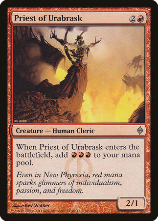 Priest of Urabrask [New Phyrexia] | Jack's On Queen