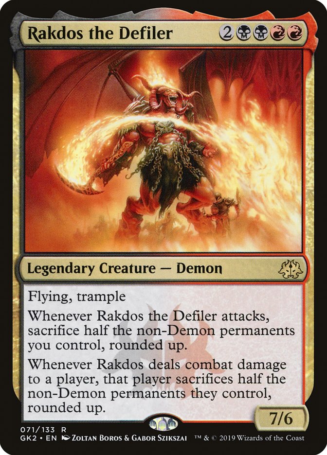 Rakdos the Defiler [Ravnica Allegiance Guild Kit] | Jack's On Queen