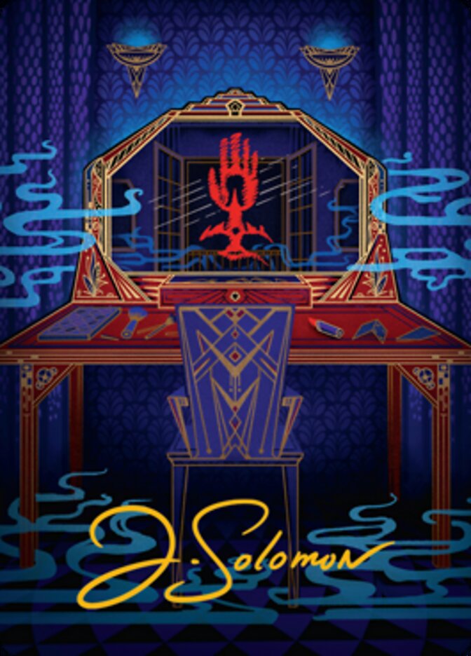 Obscura Charm Art Card (Gold-Stamped Signature) [Streets of New Capenna Art Series] | Jack's On Queen