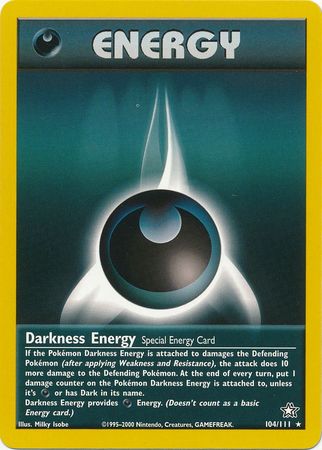 Darkness Energy (104/111) [Neo Genesis Unlimited] | Jack's On Queen