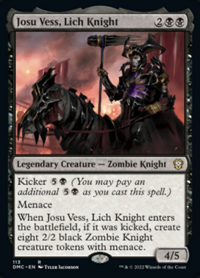 Josu Vess, Lich Knight [Dominaria United Commander] | Jack's On Queen