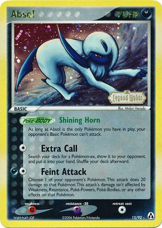 Absol (15/92) (Stamped) [EX: Legend Maker] | Jack's On Queen