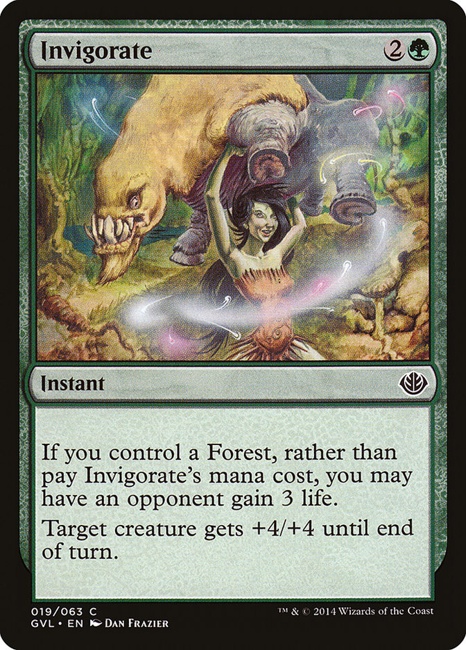 Invigorate (Garruk vs. Liliana) [Duel Decks Anthology] | Jack's On Queen