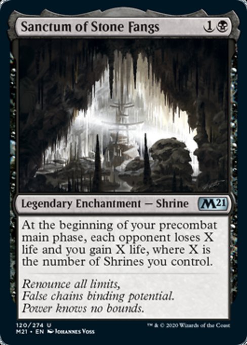 Sanctum of Stone Fangs [Core Set 2021] | Jack's On Queen