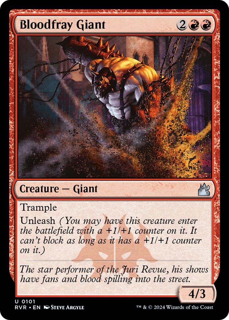 Bloodfray Giant [Ravnica Remastered] | Jack's On Queen