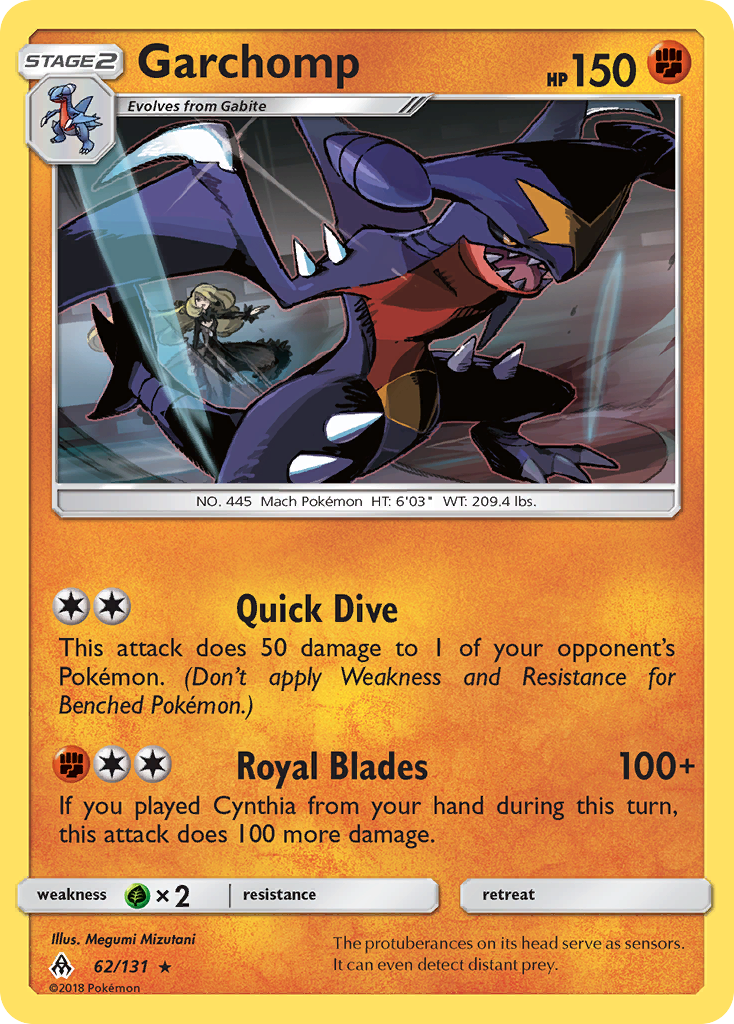 Garchomp (62/131) [Sun & Moon: Forbidden Light] | Jack's On Queen