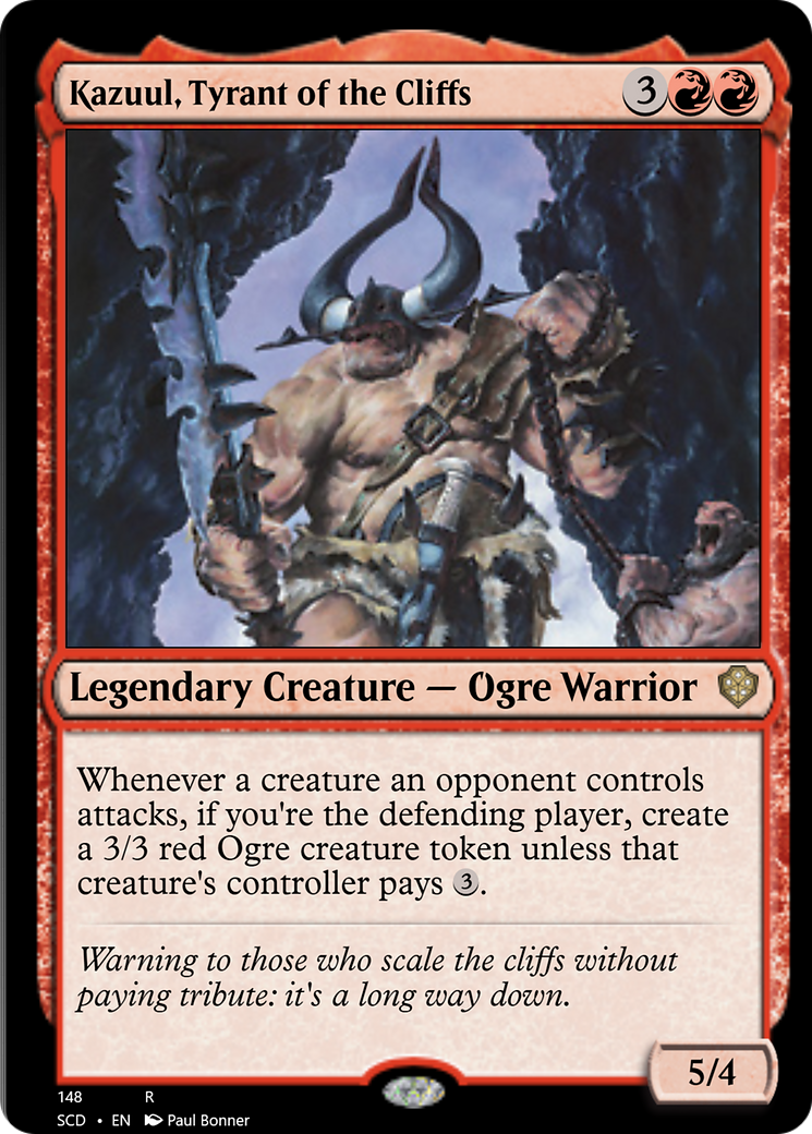 Kazuul, Tyrant of the Cliffs [Starter Commander Decks] | Jack's On Queen