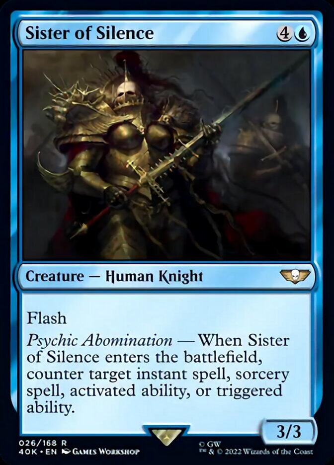 Sister of Silence (Surge Foil) [Universes Beyond: Warhammer 40,000] | Jack's On Queen