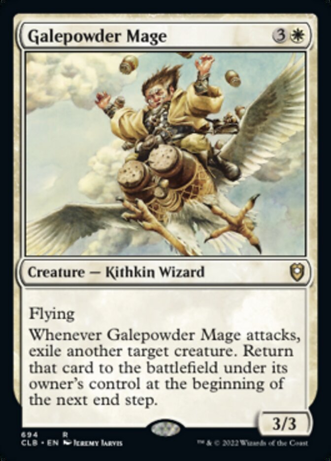 Galepowder Mage [Commander Legends: Battle for Baldur's Gate] | Jack's On Queen