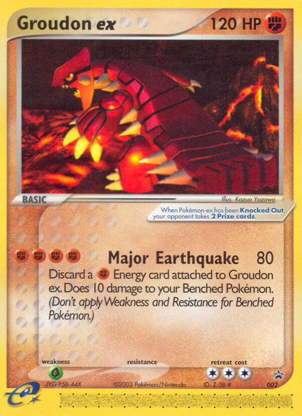 Groudon ex (002) [Nintendo: Black Star Promos] | Jack's On Queen