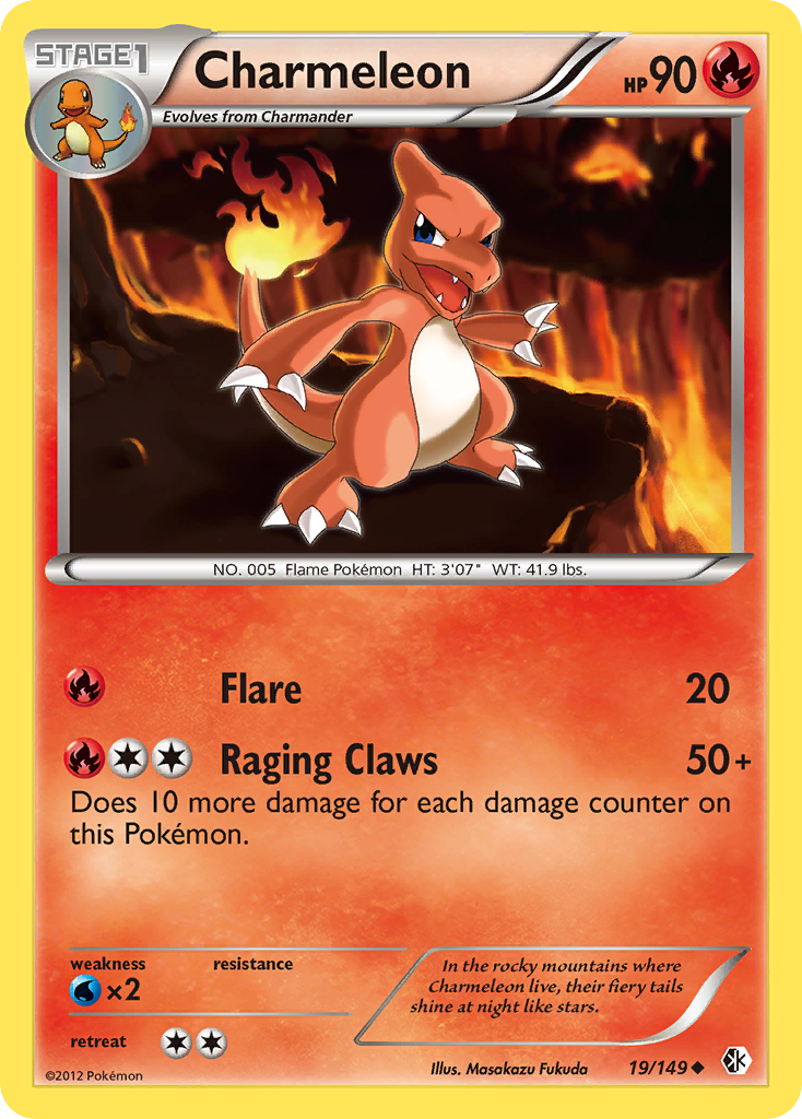 Charmeleon (19/149) [Black & White: Boundaries Crossed] | Jack's On Queen