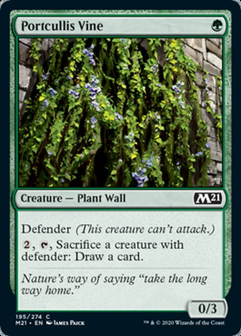Portcullis Vine [Core Set 2021] | Jack's On Queen