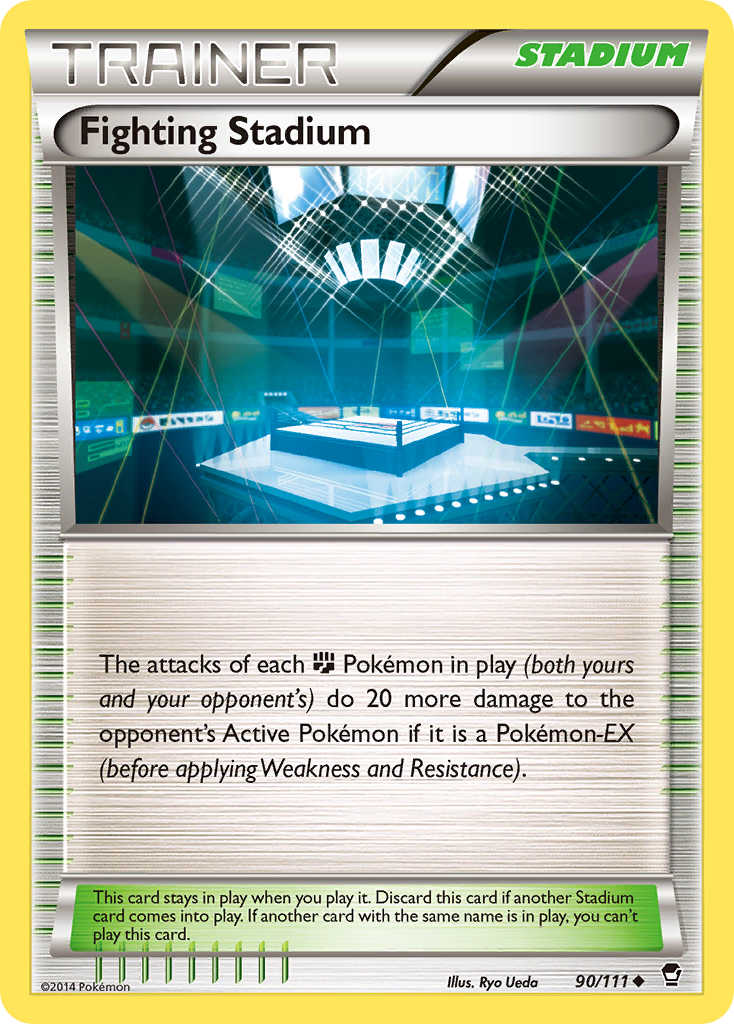 Fighting Stadium (90/111) [XY: Furious Fists] | Jack's On Queen