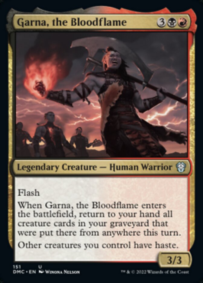 Garna, the Bloodflame [Dominaria United Commander] | Jack's On Queen