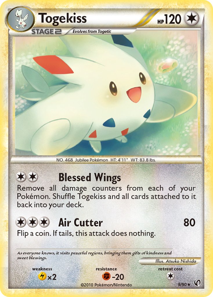 Togekiss (9/90) (Theme Deck Exclusive) [HeartGold & SoulSilver: Undaunted] | Jack's On Queen