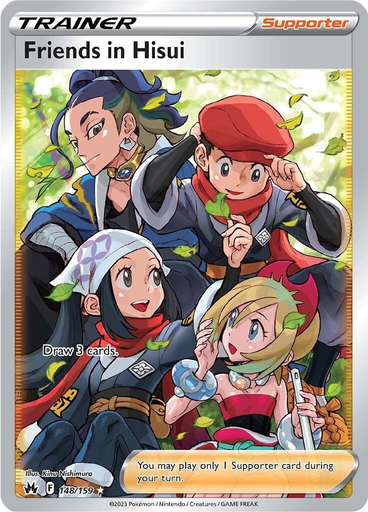 Friends in Hisui (148/159) (Full Art) [Sword & Shield: Crown Zenith] | Jack's On Queen