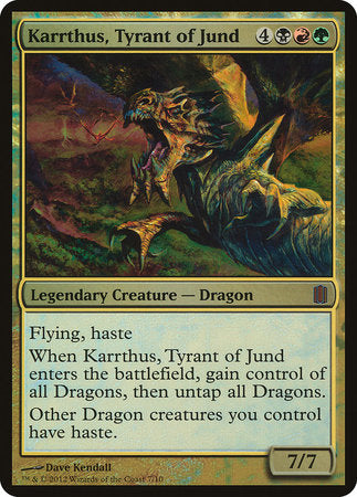 Karrthus, Tyrant of Jund (Commander's Arsenal) [Commander's Arsenal Oversized] | Jack's On Queen