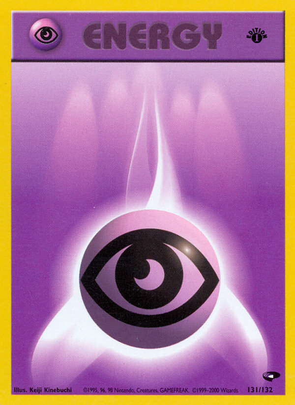Psychic Energy (131/132) [Gym Challenge 1st Edition] | Jack's On Queen