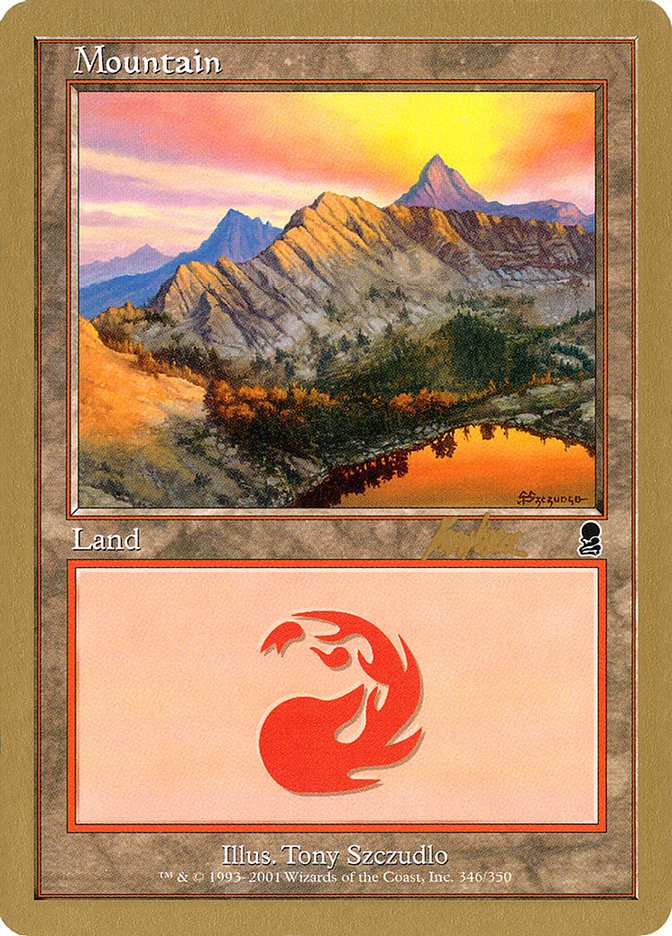 Mountain (bk346) (Brian Kibler) [World Championship Decks 2002] | Jack's On Queen