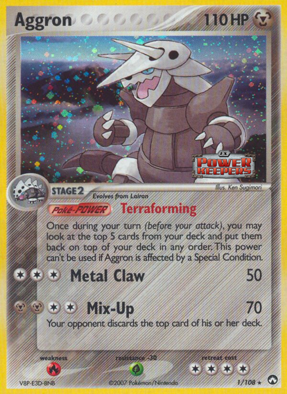 Aggron (1/108) (Stamped) [EX: Power Keepers] | Jack's On Queen
