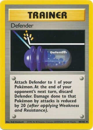 Defender (80/102) [Base Set Unlimited] | Jack's On Queen