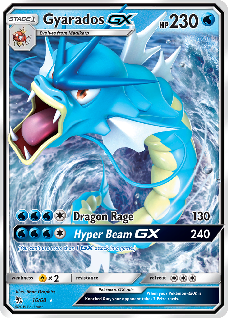 Gyarados GX (16/68) [Sun & Moon: Hidden Fates] | Jack's On Queen