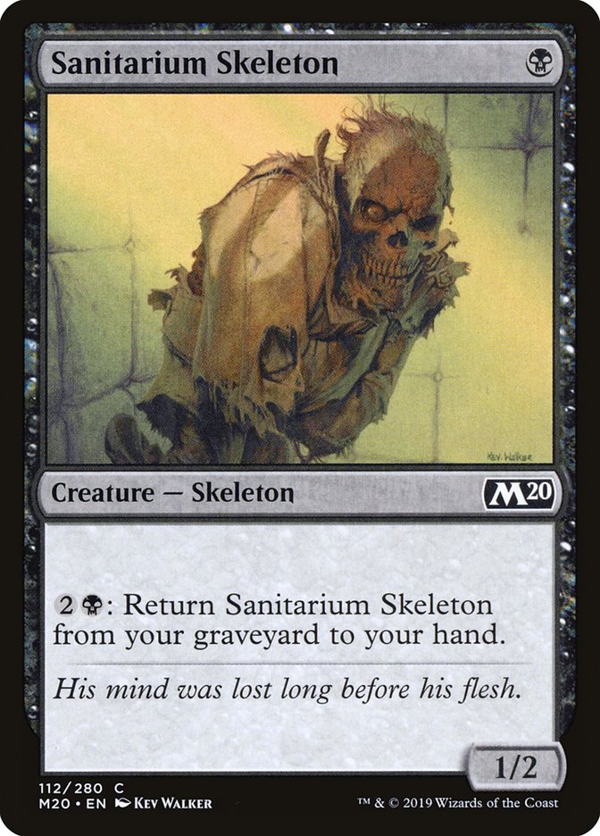 Sanitarium Skeleton [Core Set 2020] | Jack's On Queen