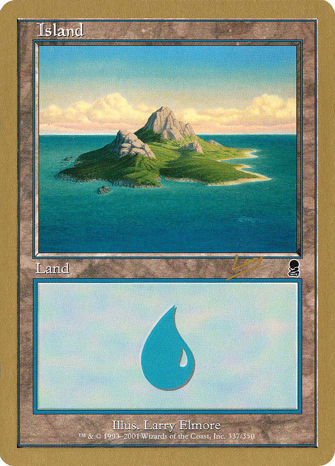 Island (rl337) (Raphael Levy) [World Championship Decks 2002] | Jack's On Queen