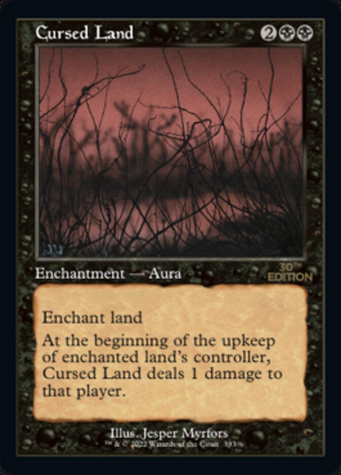 Cursed Land (Retro) [30th Anniversary Edition] | Jack's On Queen