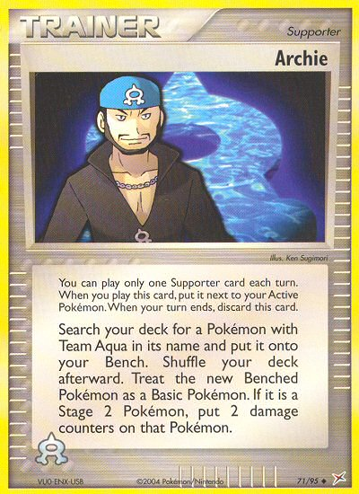 Archie (71/95) [EX: Team Magma vs Team Aqua] | Jack's On Queen