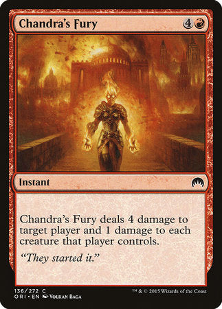 Chandra's Fury [Magic Origins] | Jack's On Queen